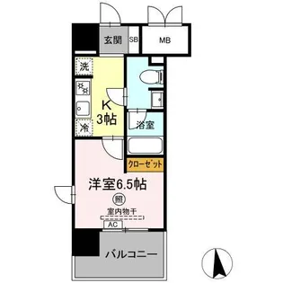 エクルベージュ【5階】の間取り