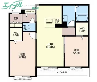 FUTURE【2階】の間取り