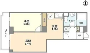 グランド スポット【3階】の間取り