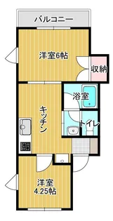 メゾンエステート【2階】の間取り