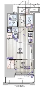 アクタス薬院テラス【10階】の間取り