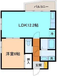 インペリアルワン【3階】の間取り