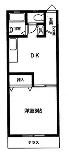 キングスベリーB【1階】の間取り