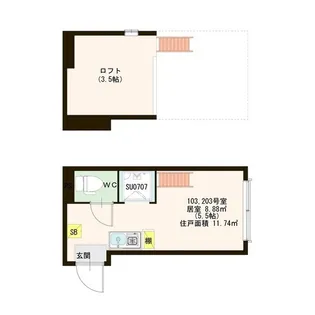 L’Atelier【1階】の間取り