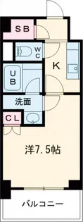 JMFResidence町田【7階】の間取り
