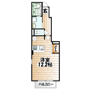 プランドール【1階】の間取り