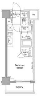 ザ・パークハビオ西大井【4階】の間取り