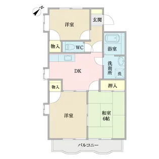 グランドール八千代台I番館【1階】の間取り