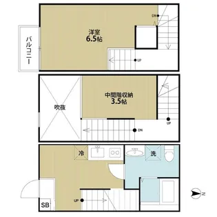 Calmato【1階】の間取り