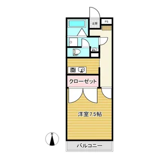 ヴィラ富士見【2階】の間取り