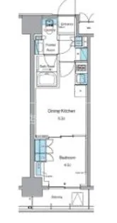 ルフォンプログレ上野稲荷町【3階】の間取り