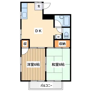 グリーンパティオ A棟【2階】の間取り