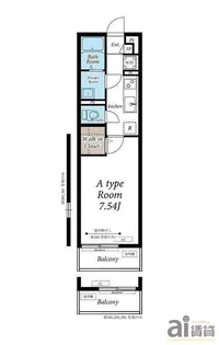 Victory House【1階】の間取り