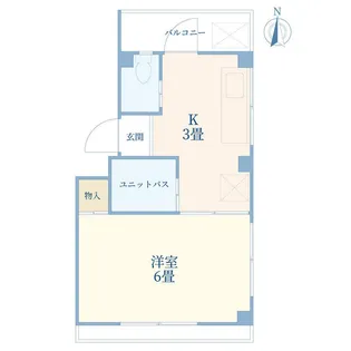Kハウス 101【3階】の間取り