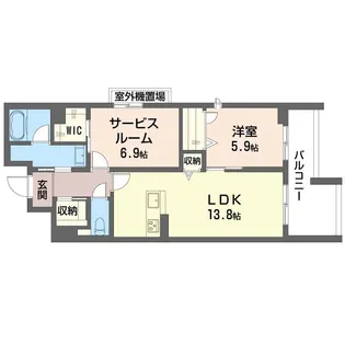 メゾン オルジュ【3階】の間取り