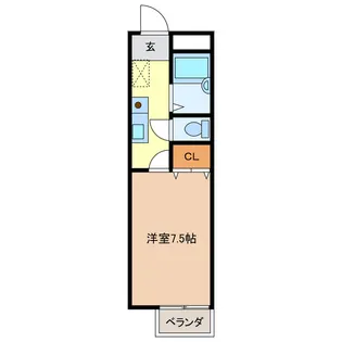 サウスゲート【1階】の間取り