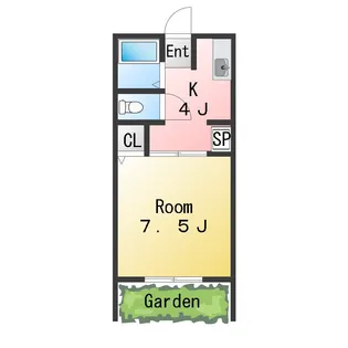 セルティア【1階】の間取り