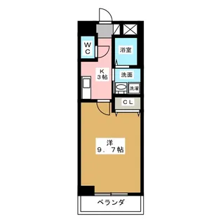 La・papeterie【3階】の間取り