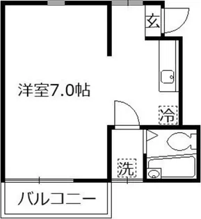 コスモシティ【2階】の間取り