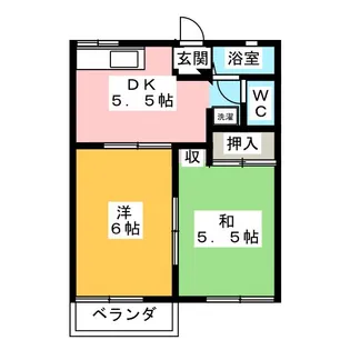 メゾンなみき【2階】の間取り