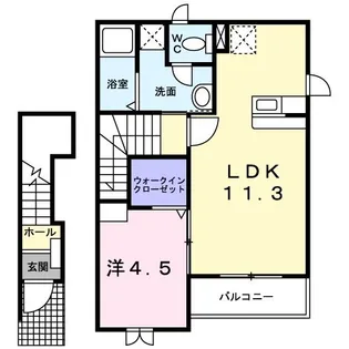 ブリーゼ【2階】の間取り