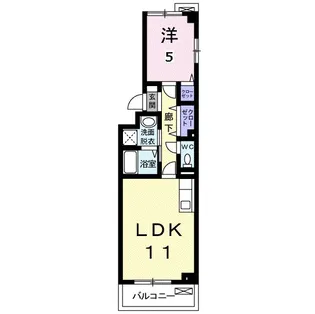 メゾン・ド・プラシッド【4階】の間取り