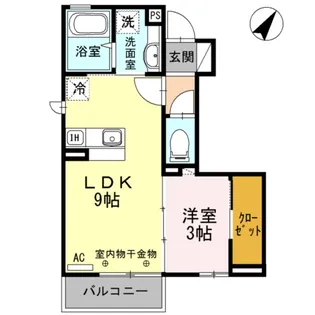 ボンシック2番館【1階】の間取り