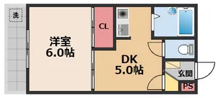 プラザダイエー草津【1階】の間取り