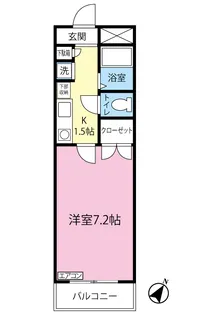 ロイヤルハイツ東海大前【2階】の間取り