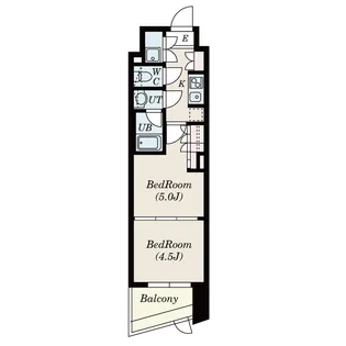 S FORT中板橋【5階】の間取り