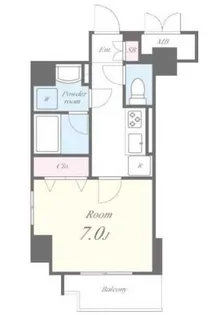 ドルチェドミール【7階】の間取り