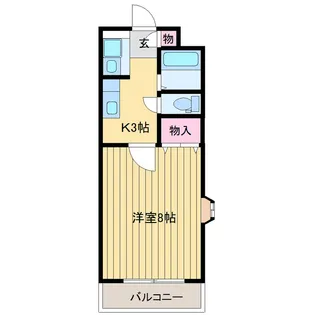 ノーブルハイム【1階】の間取り