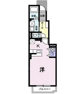 マーヴェラス ヴィラ A棟【1階】の間取り