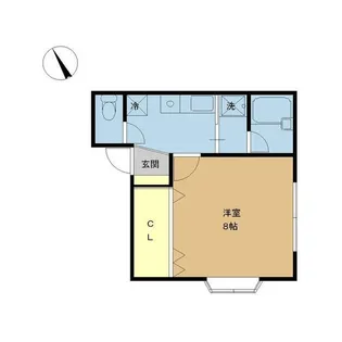 サンセベリアB【2階】の間取り