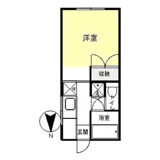 アメニティ壱番館【2階】の間取り
