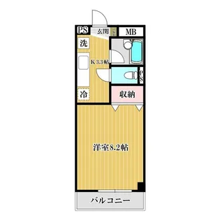 グレイスハイツ山手町【2階】の間取り