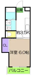 CABANA HOUSE【2階】の間取り
