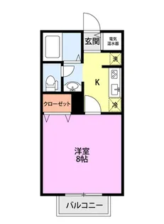 条南スクエアB棟【2階】の間取り