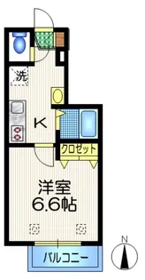 メゾン・ド・ピアレス【1階】の間取り
