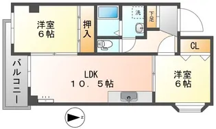 グレースハイツ【3階】の間取り