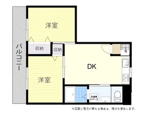 ラフォーレ牧【2階】の間取り