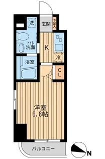 HF関内レジデンス【7階】の間取り