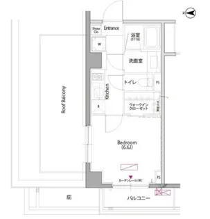 ラティエラ大森【5階】の間取り