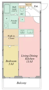 ヘリオス佐藤【1階】の間取り