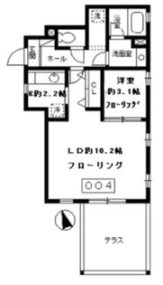 メゾントレフル【1階】の間取り