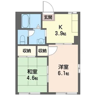 ウェストホーム【1階】の間取り