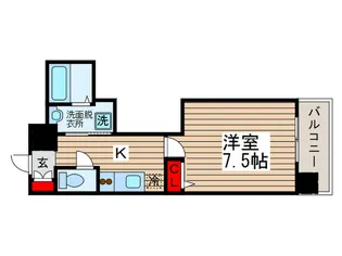 柏808タワ-【4階】の間取り