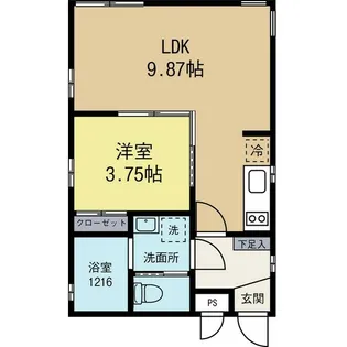 LE GIOIE名駅【4階】の間取り