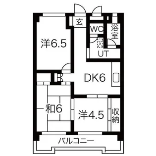 一社司ビル【4階】の間取り