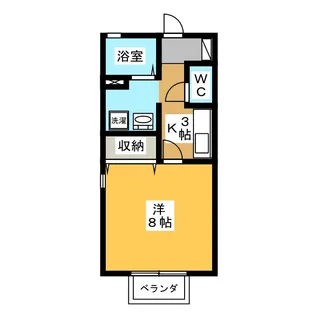 メゾンドRII【1階】の間取り